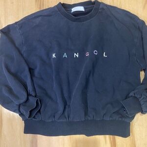 Vintage Kangol black Longsleeve pullover sweater unisex sz large